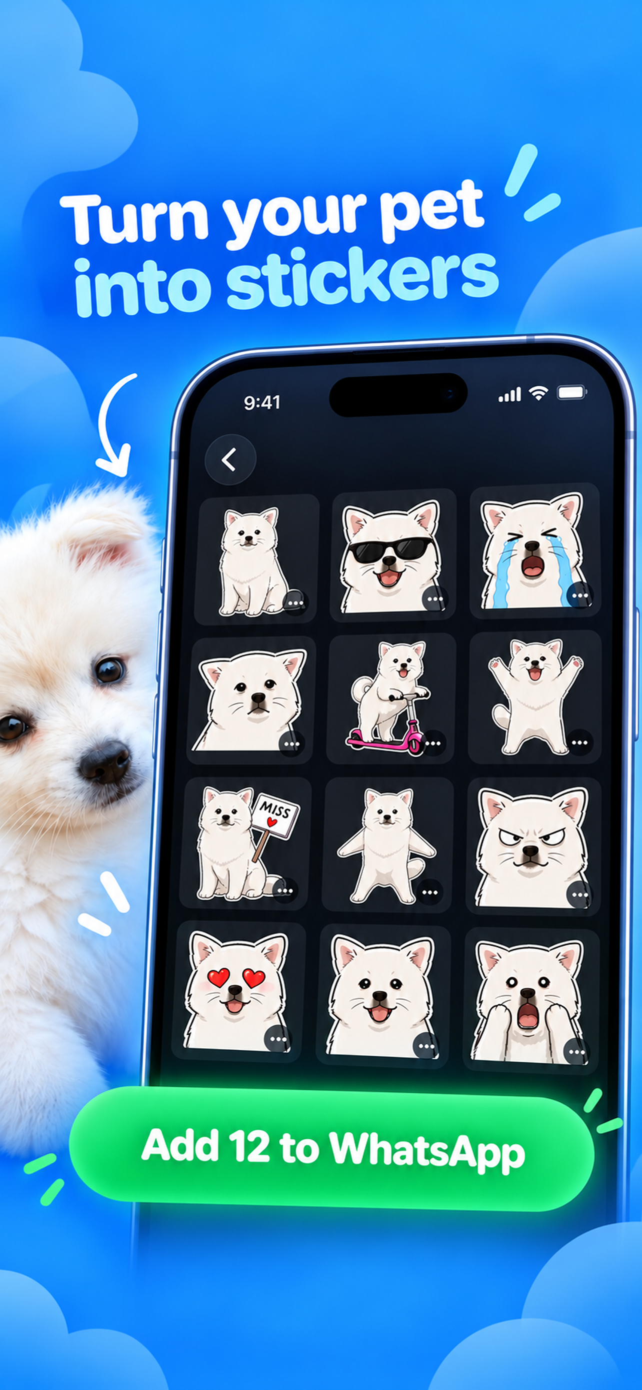 ZipZap turns a pet into a sticker pack